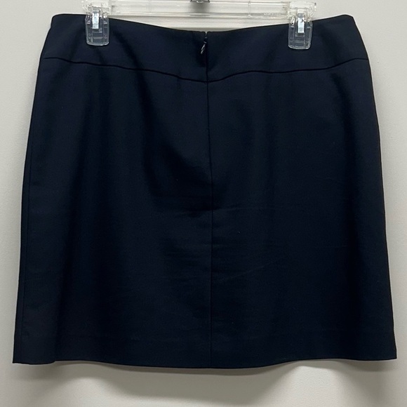 Ann Taylor Black Mini Skirt Sz 10 P Lined - Picture 5 of 7